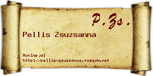 Pellis Zsuzsanna névjegykártya