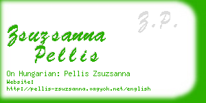 zsuzsanna pellis business card